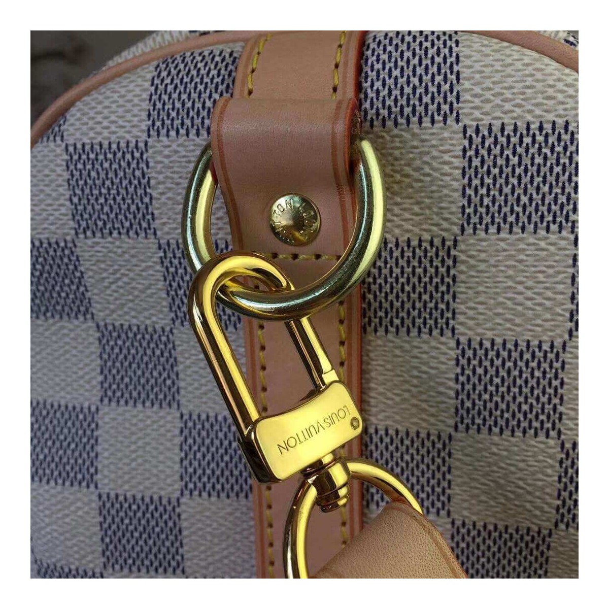 Louis Vuitton Damier Azur Canvas Speedy Bandouliere 35 N41372