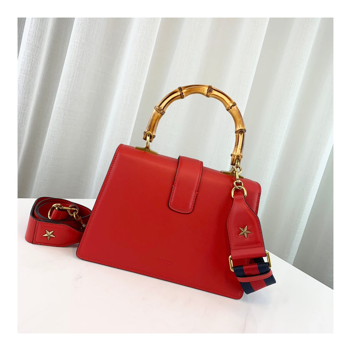 Gucci Dionysus Medium Top Handle Bag 448075 Red/White/Blue