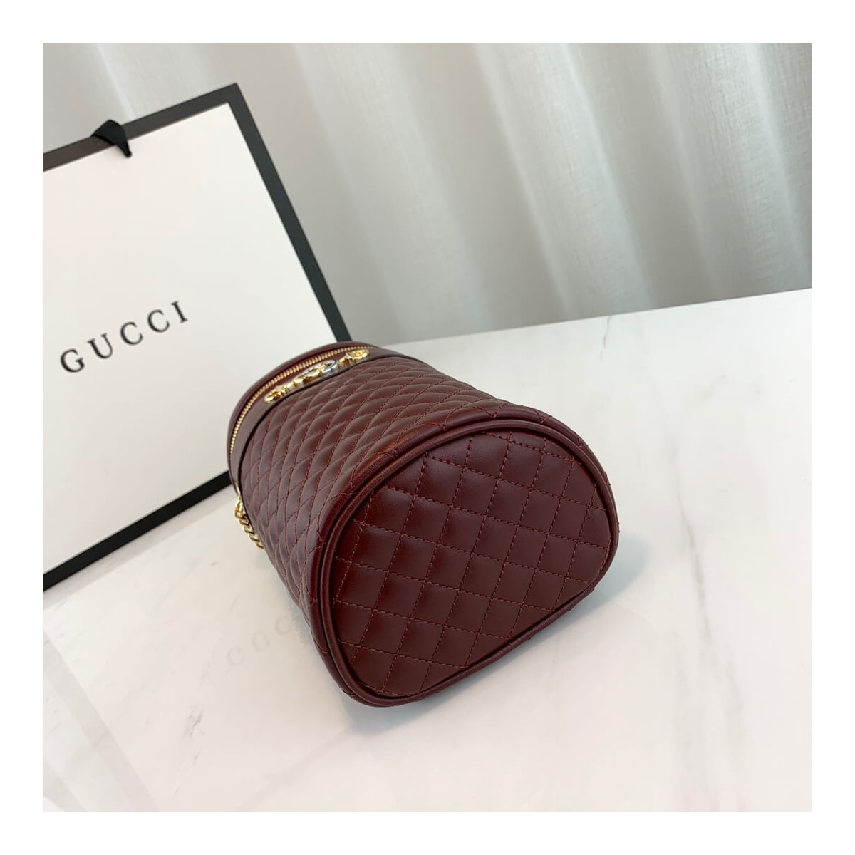 Gucci Quilted Leather Belt Bag 572298