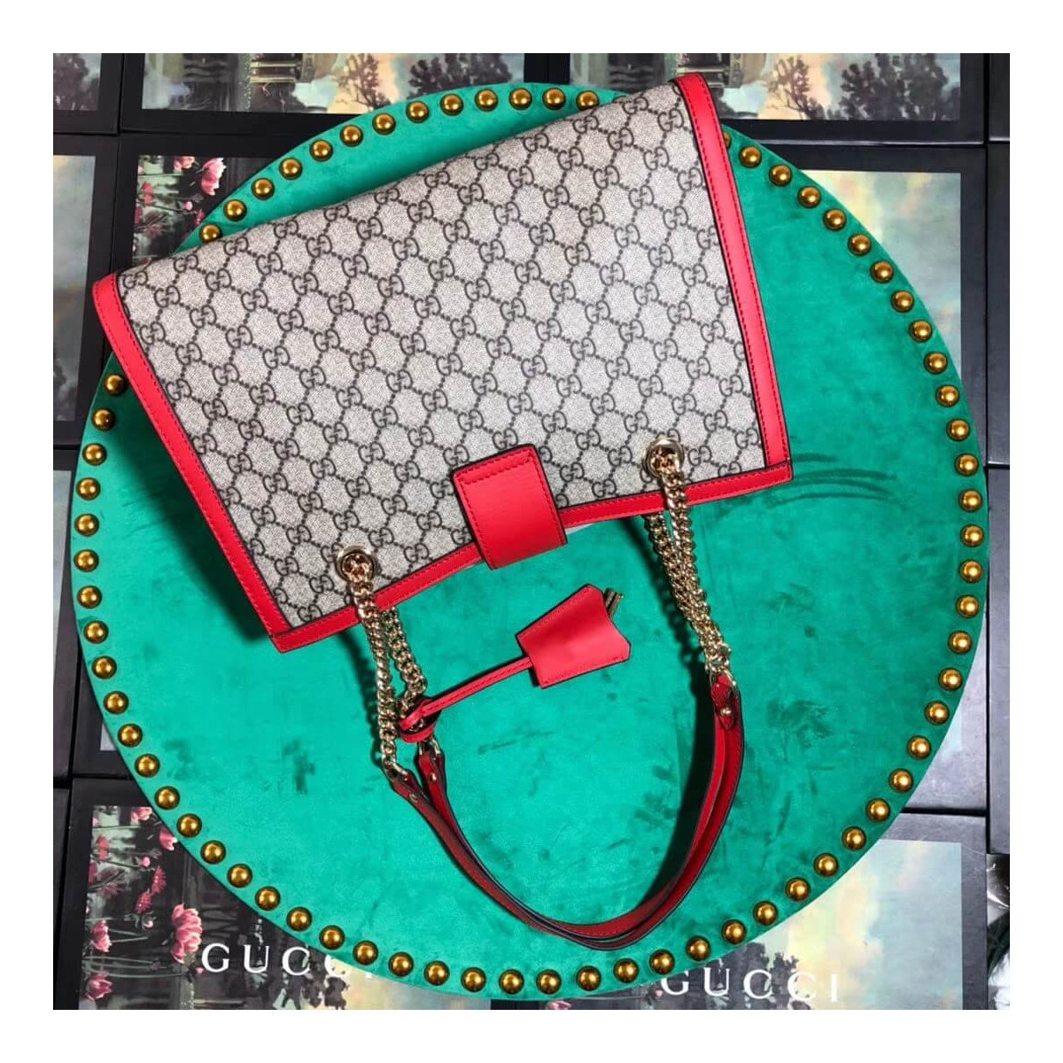 Gucci Padlock Medium GG Shoulder Bag 479197