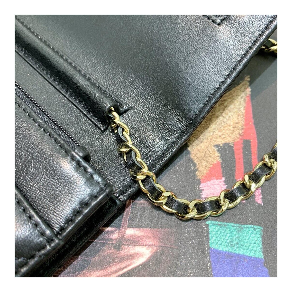 Chanel Lambskin Chain Bag 86058