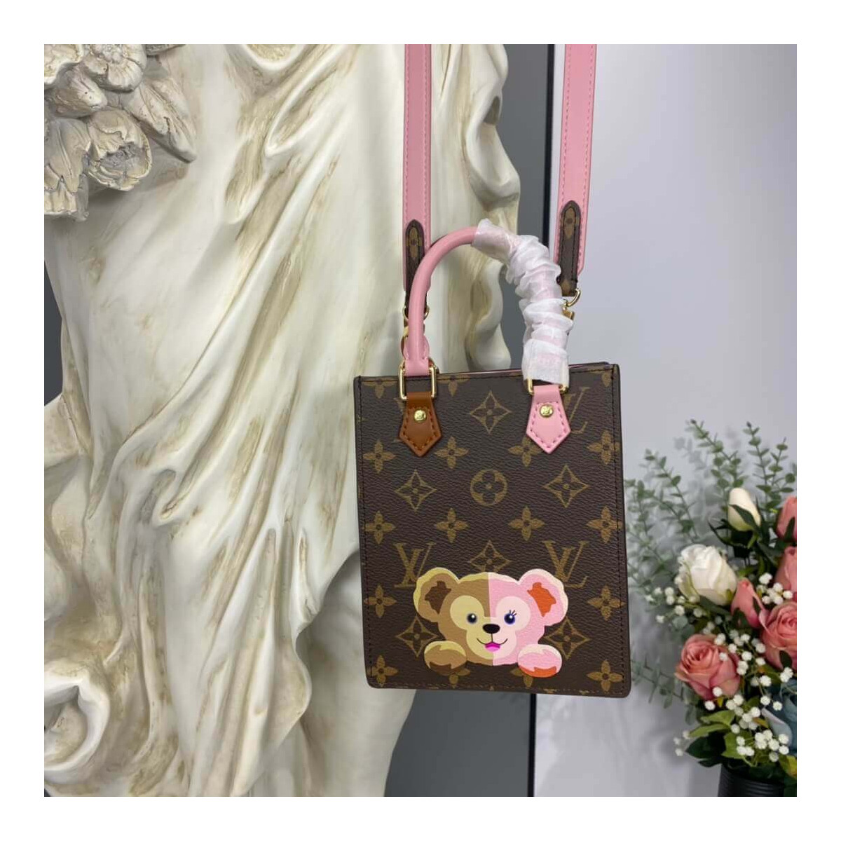 Louis Vuitton Petit Sac Plat M69442 With Bear Print