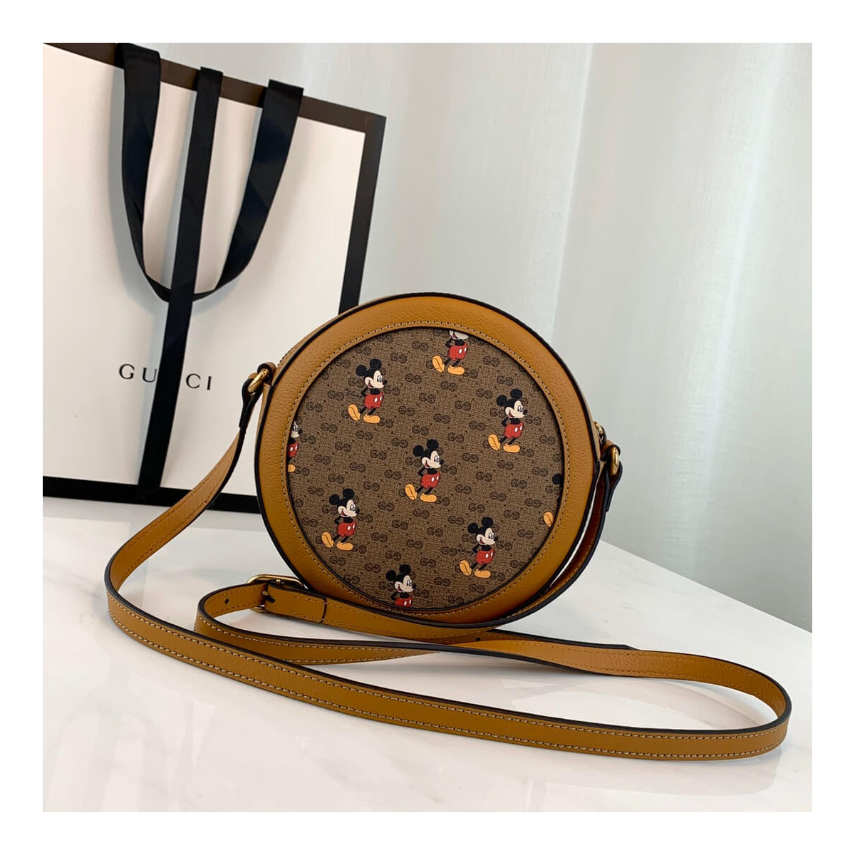 Disney x Gucci Round Shoulder Bag 603938