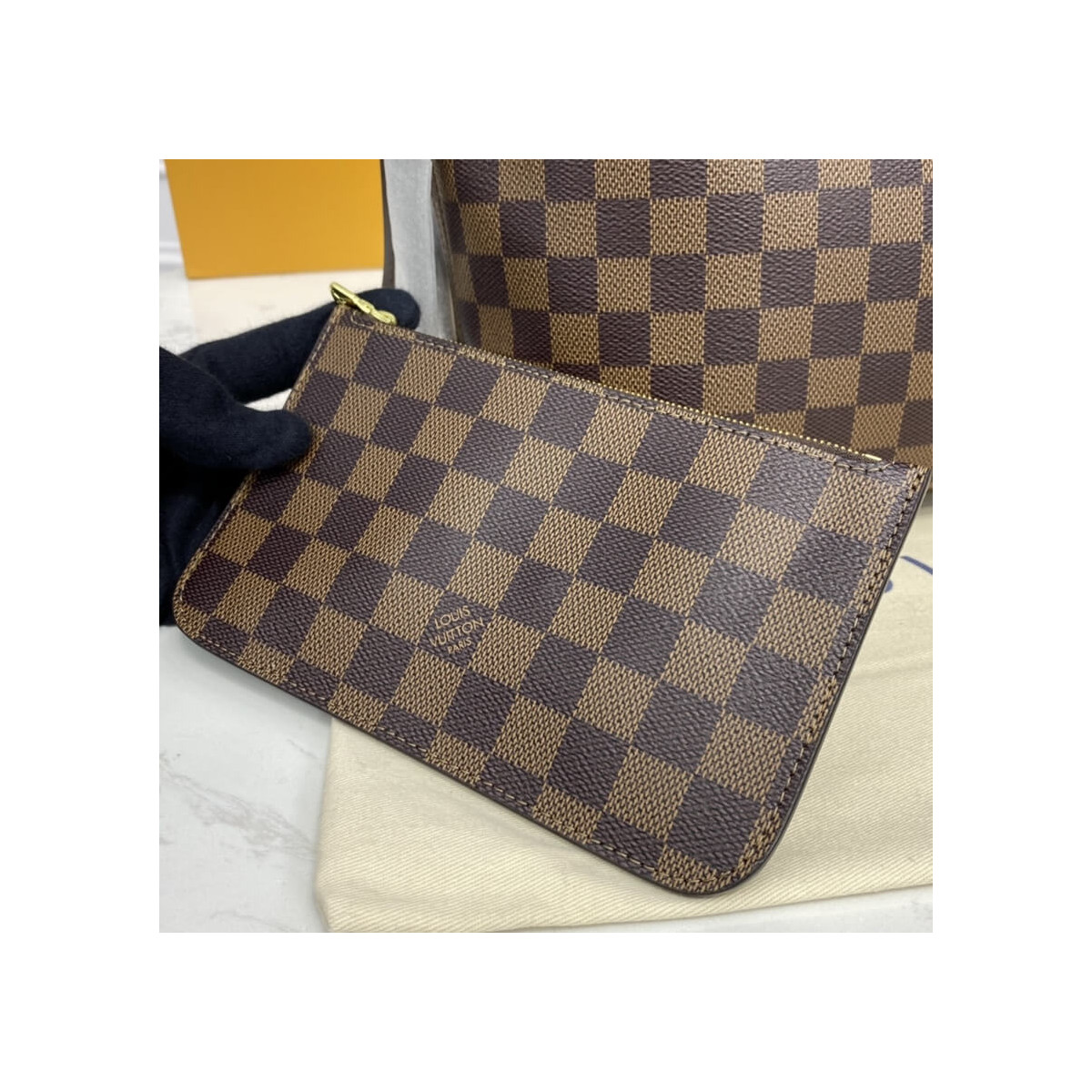 Louis Vuitton Damier Ebene Neverfull PM N41359