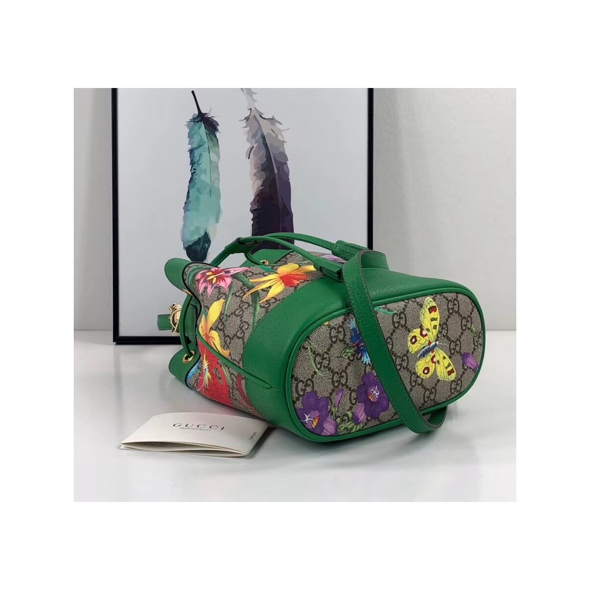 Gucci Ophidia GG Flora Small Bucket Bag 550621