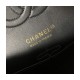 Chanel  Classic Flap Bag in Black Tweed 1112