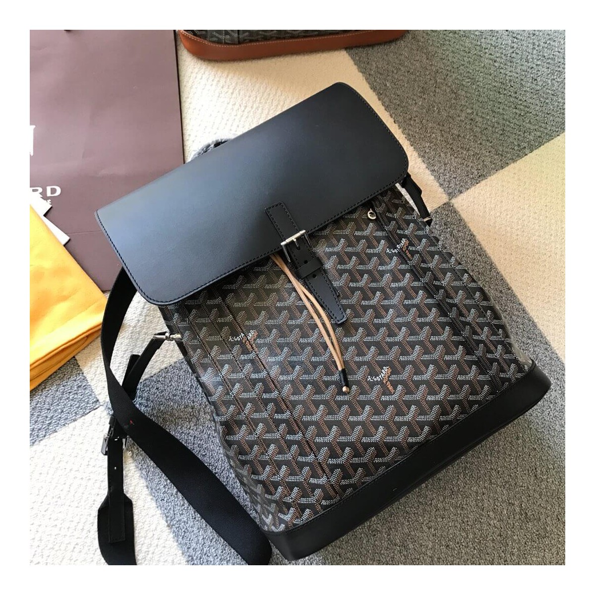 Goyard Calfskin Alpin Backpack 169555