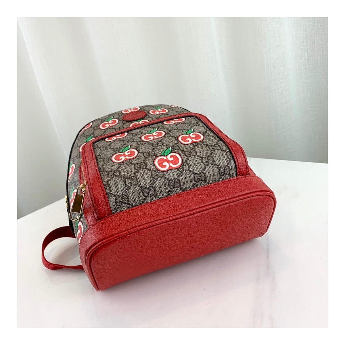 Gucci GG Apple Print Small Backpack 601296