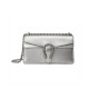 Gucci Dionysus Small Shoulder Bag in Silver Lame Leather 499623