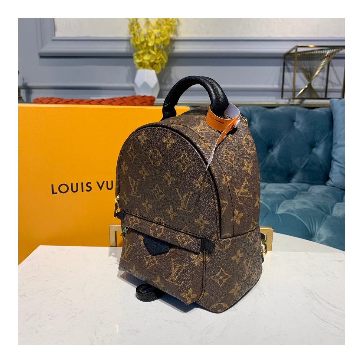 Louis Vuitton Monogram Canvas Palm Springs Backpack Mini M41562