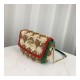 Gucci GG Marmont Raffia Small Shoulder Bag 574433