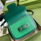 Gucci Horsebit 1955 Small Shoulder Bag 602204 Green Leather