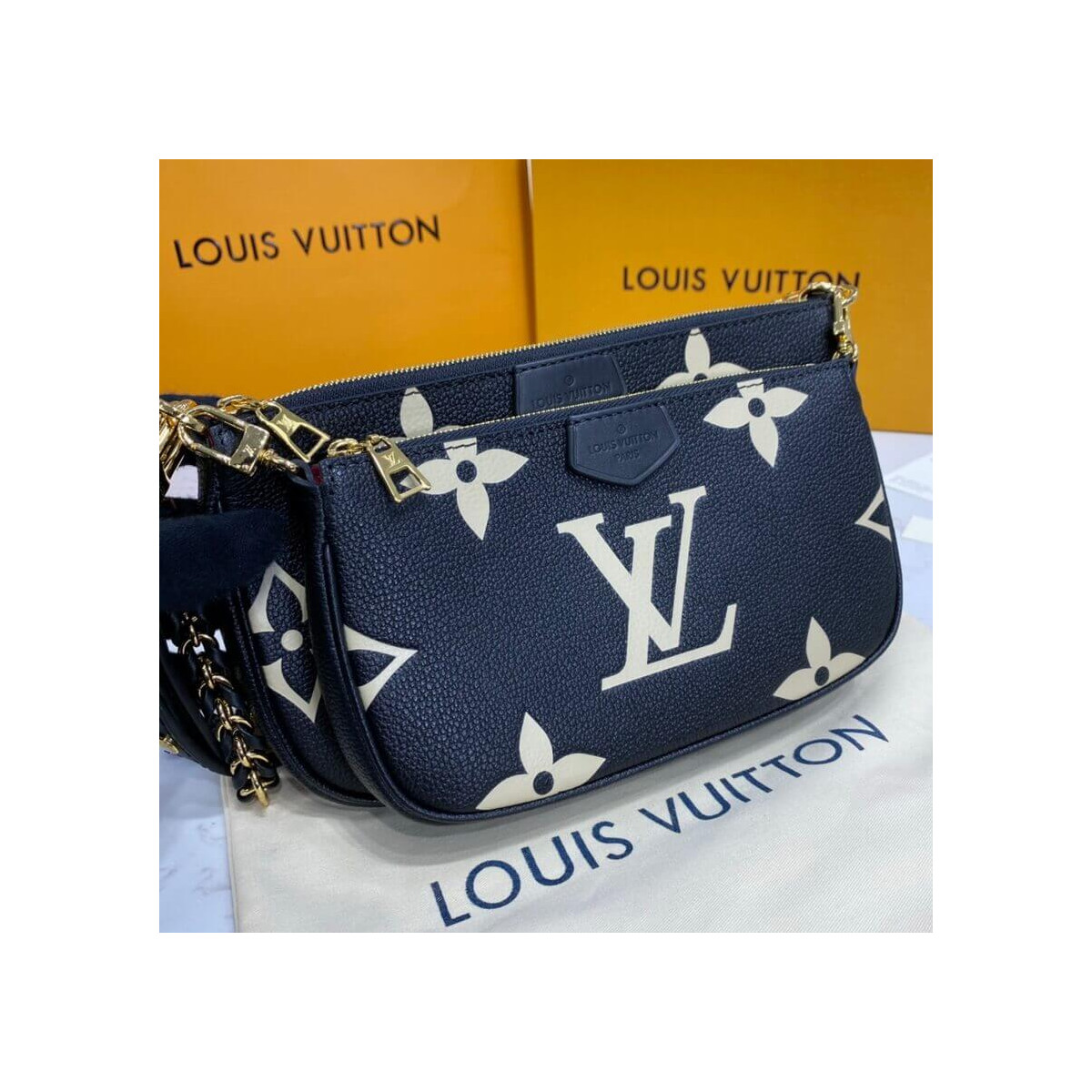 Louis Vuitton Bicolor Multi Pochette Accessoires M45777