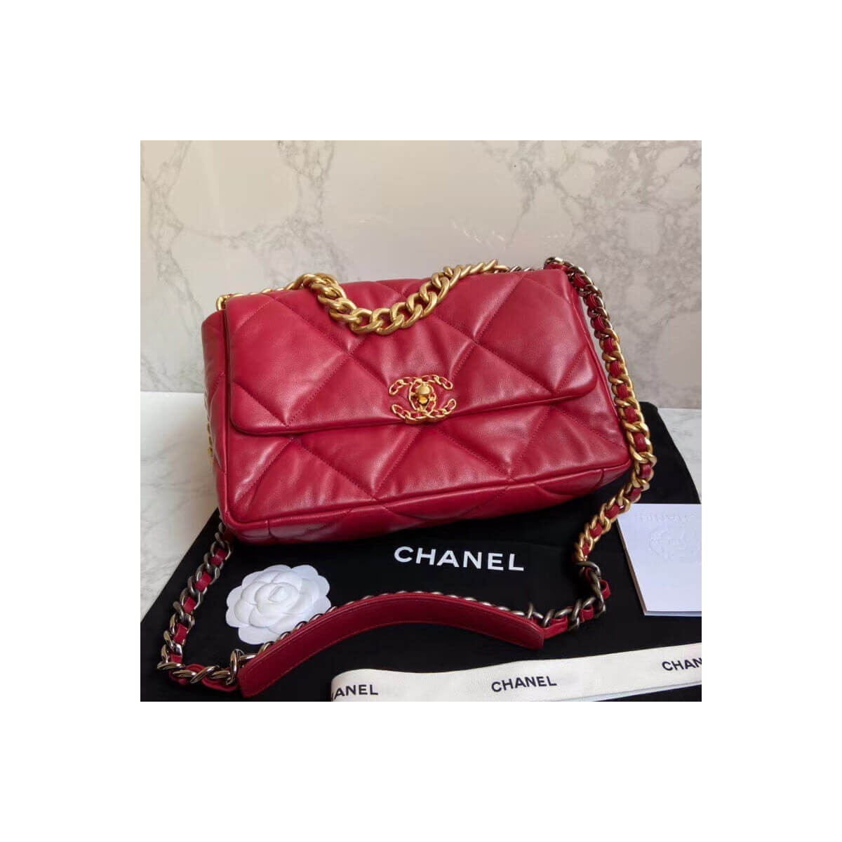 Chanel 19 Lambskin Flap Bag AS1160