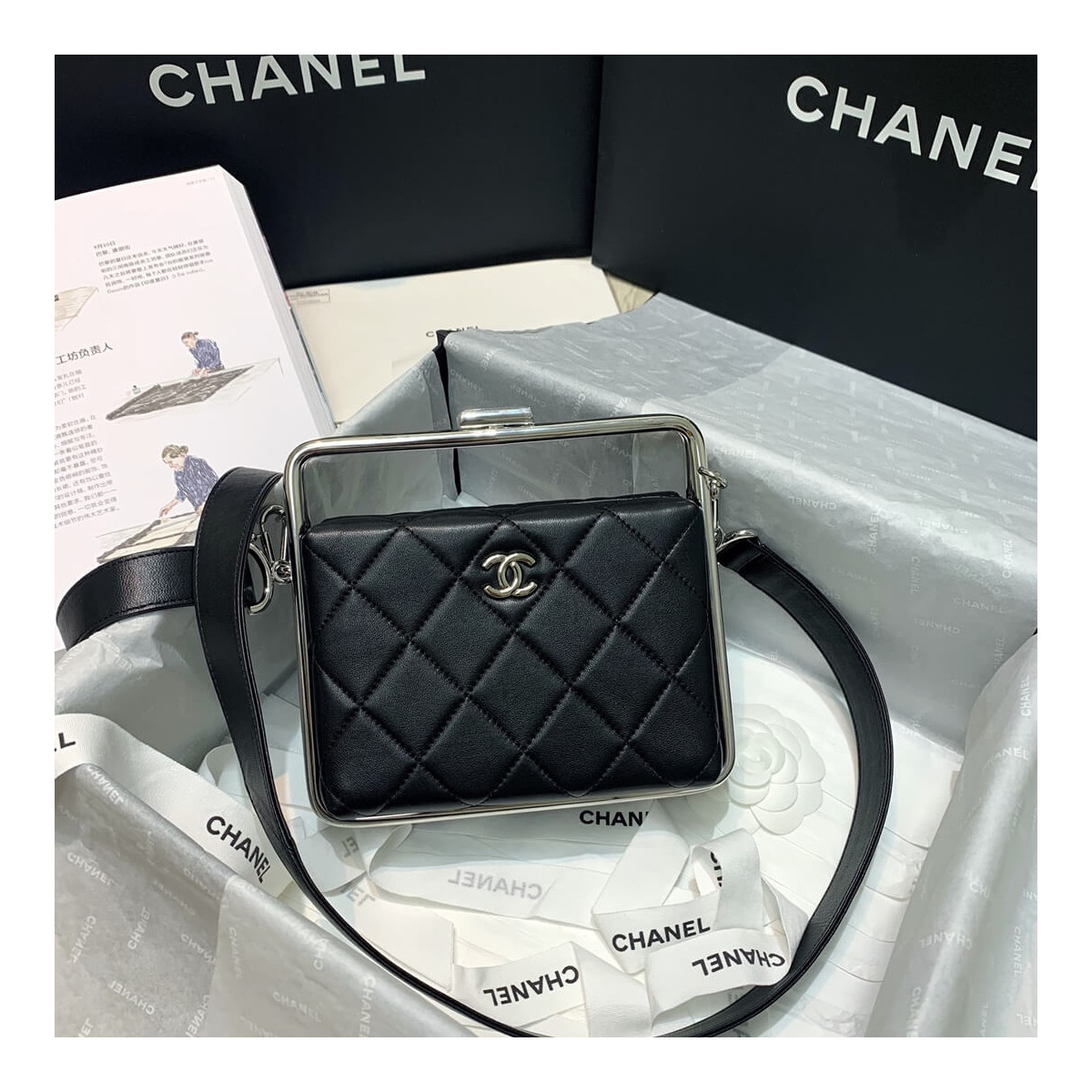 Chanel Lambskin Clutch AS1732