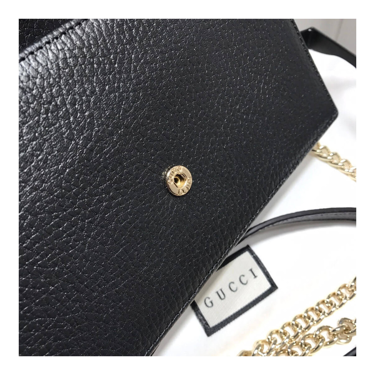 Gucci Leather Interlocking GG Crossbody Bag 510314