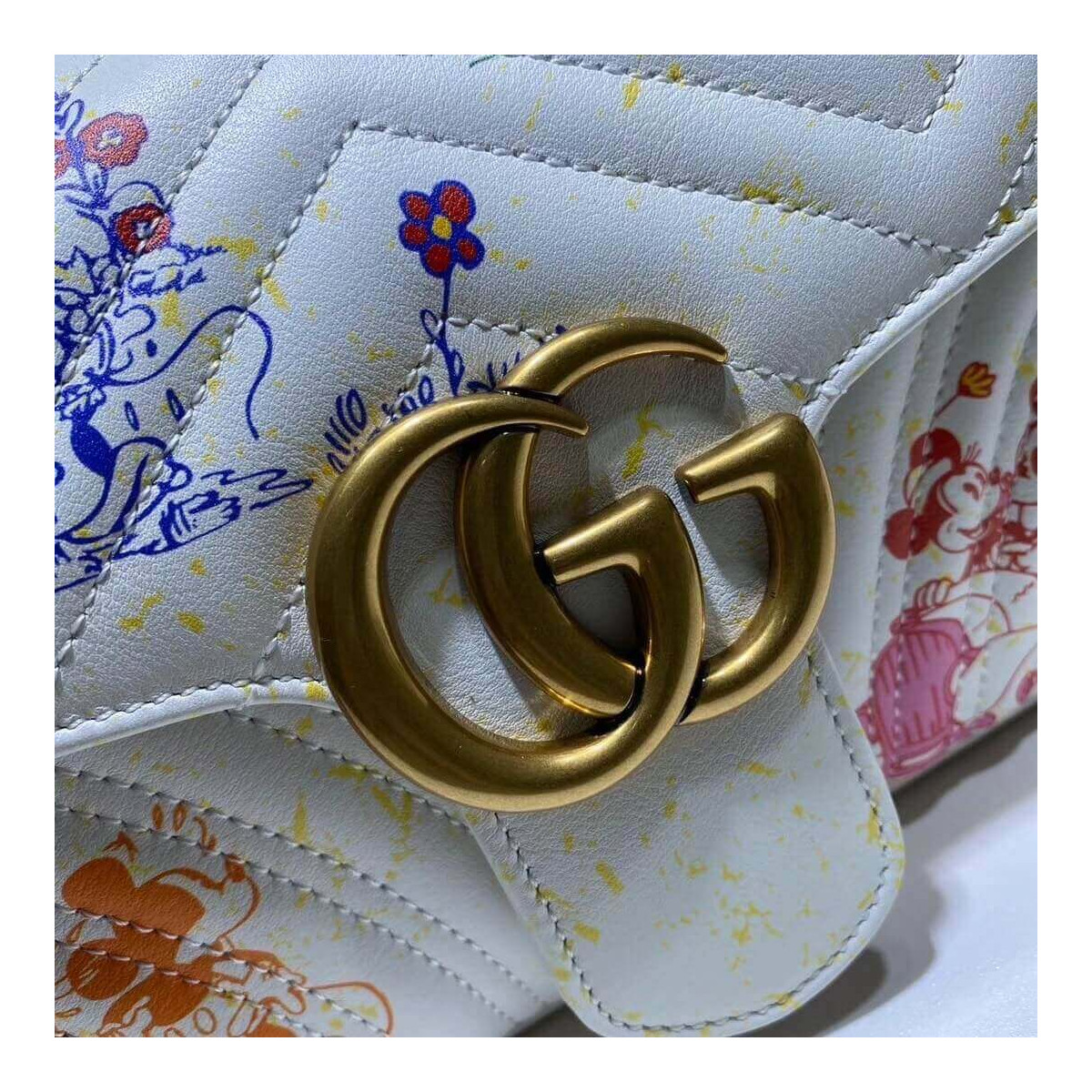 Disney x Gucci GG Marmont Small Shoulder Bag 443497