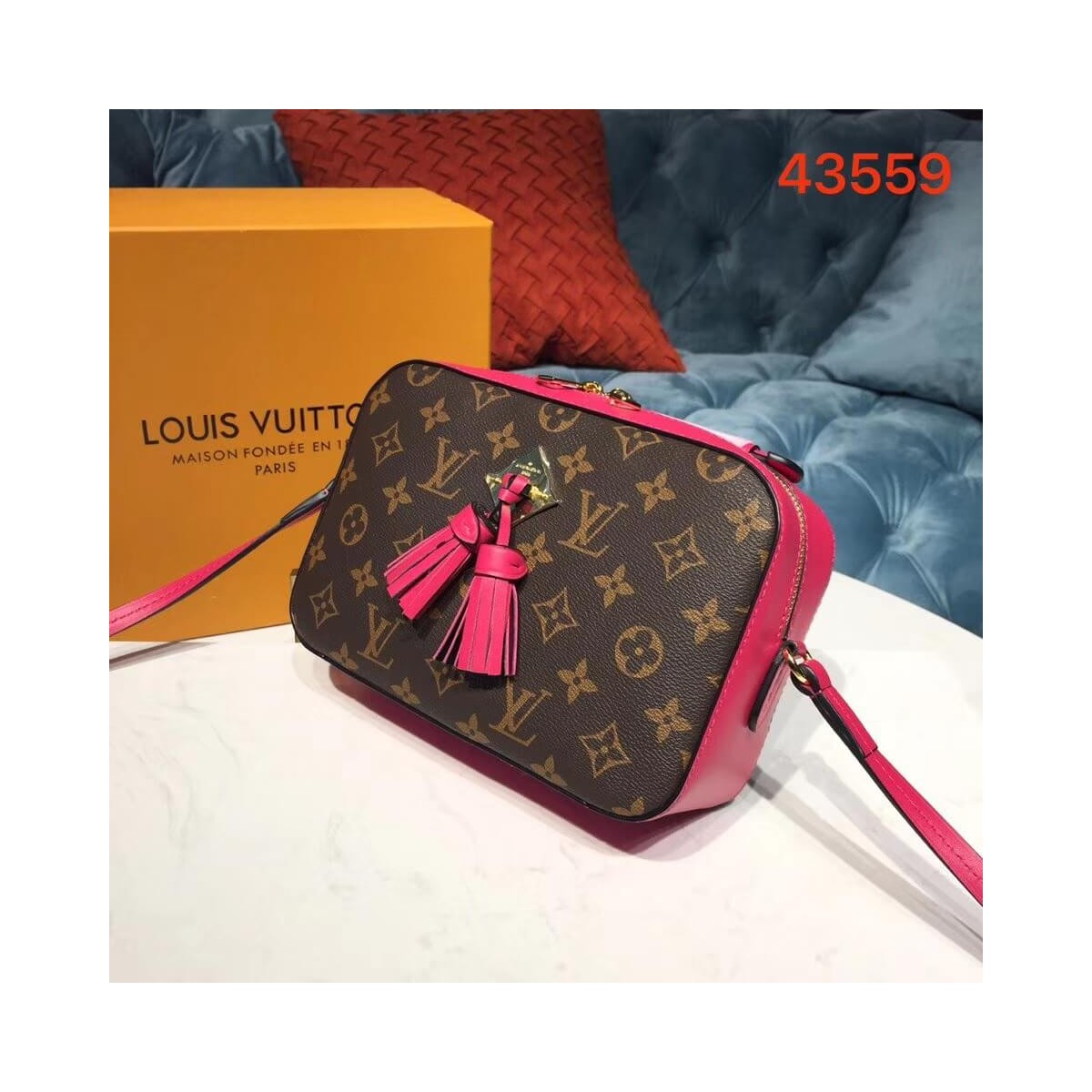 Louis Vuitton Monogram Canvas Saintonge M43559