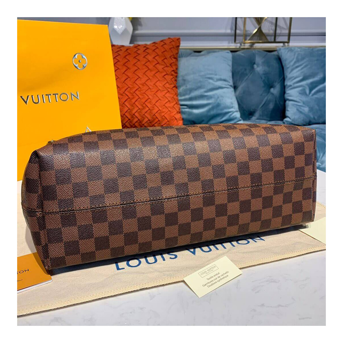 Louis Vuitton Damier Ebene Canvas Graceful MM N44045