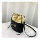 Gucci 1955 Horsebit Bucket Bag 602118 Black/Butter