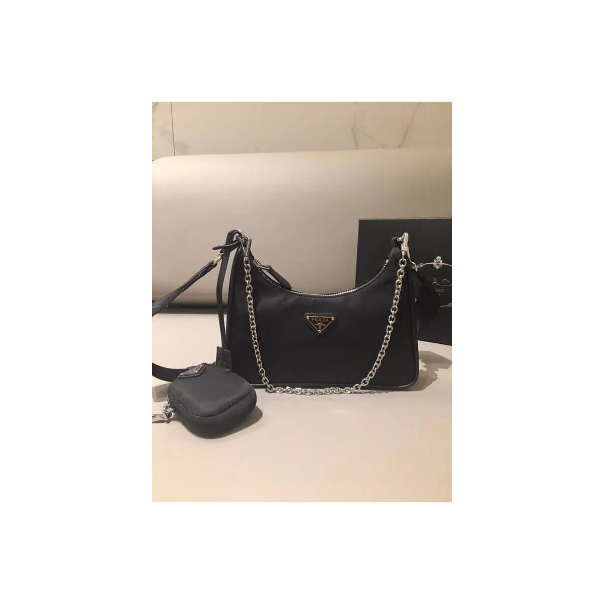 Prada Re-Edition Nylon Multi-Pochette Bag 1BH204