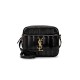 Saint Laurent Monogram Vicky Patent Leather Camera Bag 555052