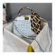 Fendi Peekaboo Iconic Mini Leather Interlace Bag 8BN244