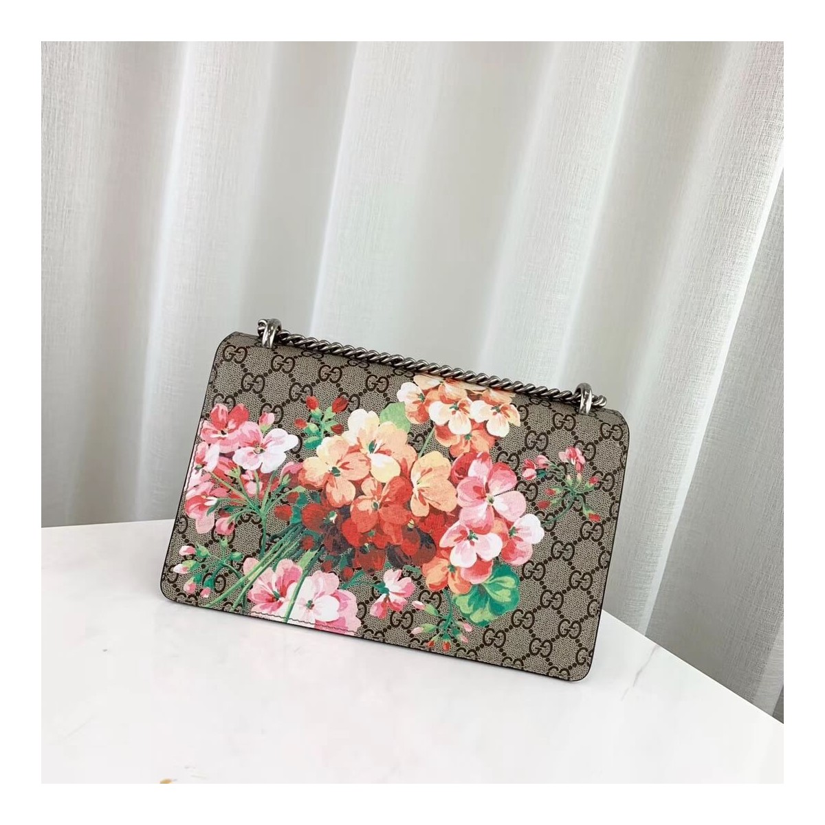 Gucci Dionysus Small GG Blooms Shoulder Bag 400249