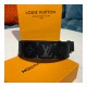 Louis Vuitton Monogram Eclipse LV Initiales 40mm Reversible MP130T