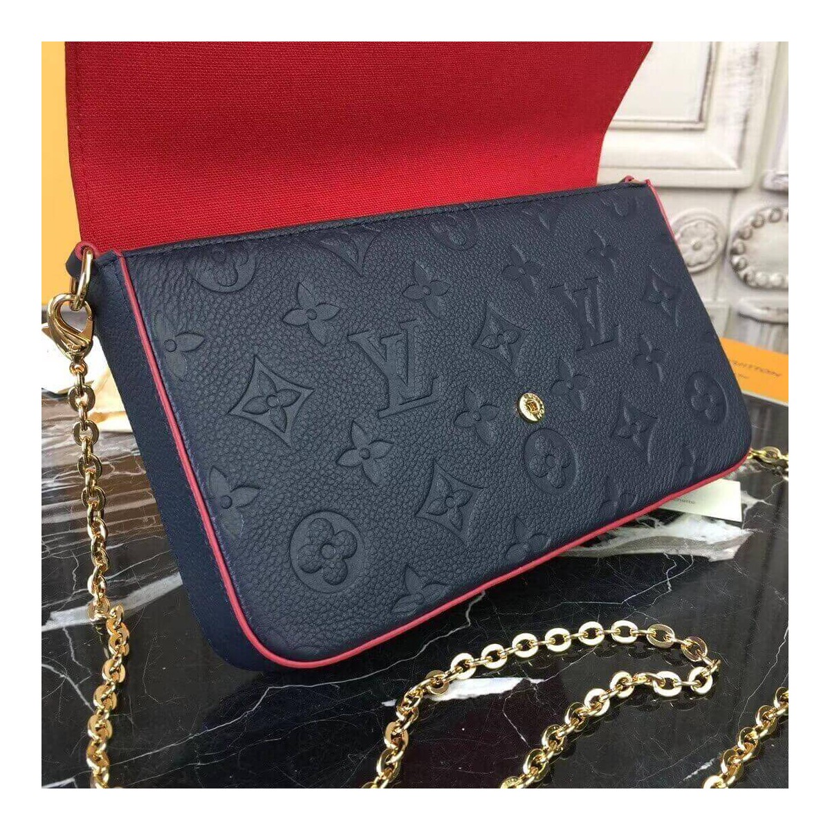 Louis Vuitton Monogram Empreinte Pochette Felicie M64064