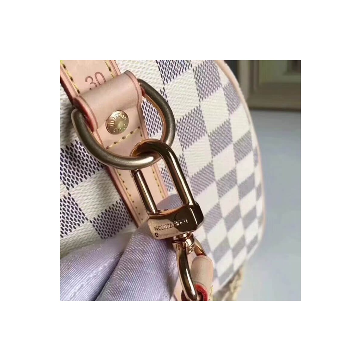 Louis Vuitton Damier Azur Canvas Speedy Bandouliere 30 N41373