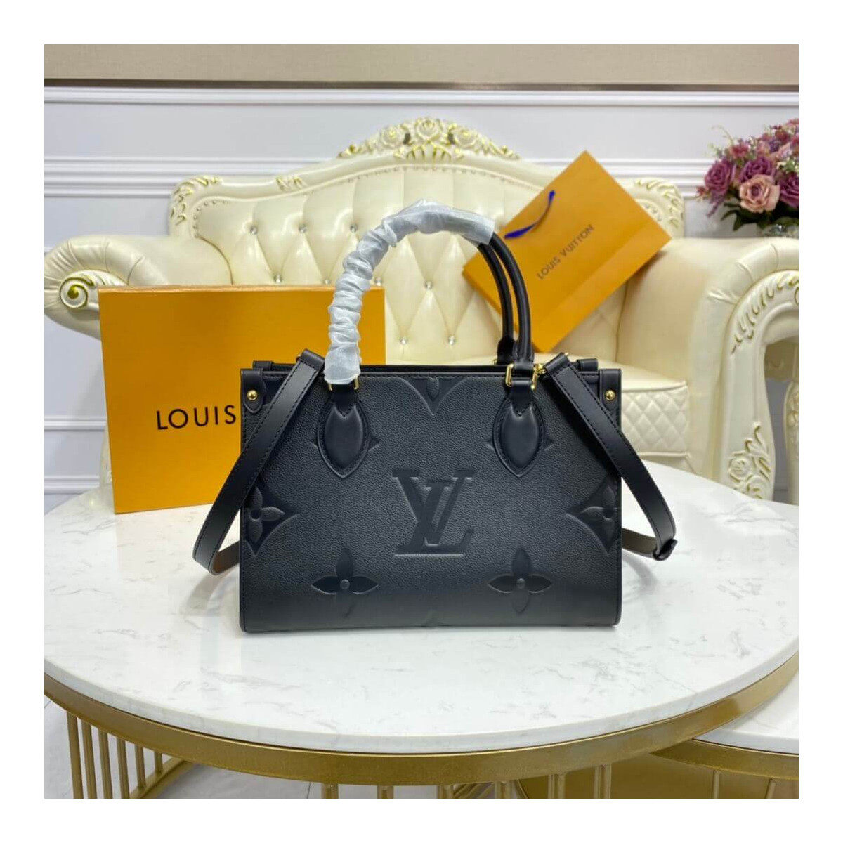 Louis Vuitton Monogram Empreinte Leather Onthego PM M45660