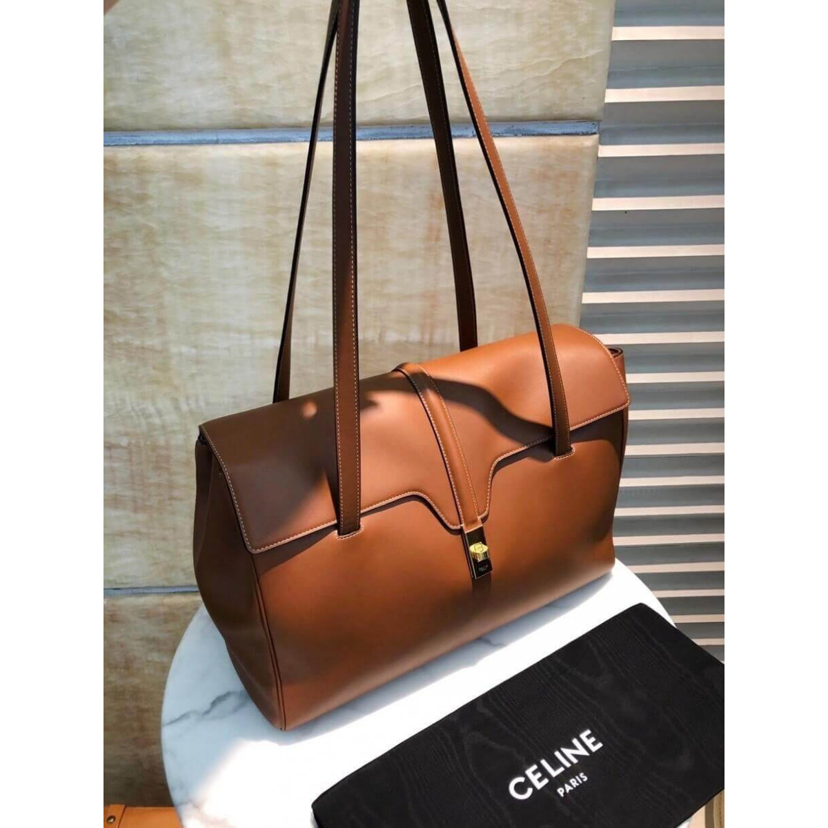 Celine Large Soft 16 Bag In Smooth Calfskin 194043