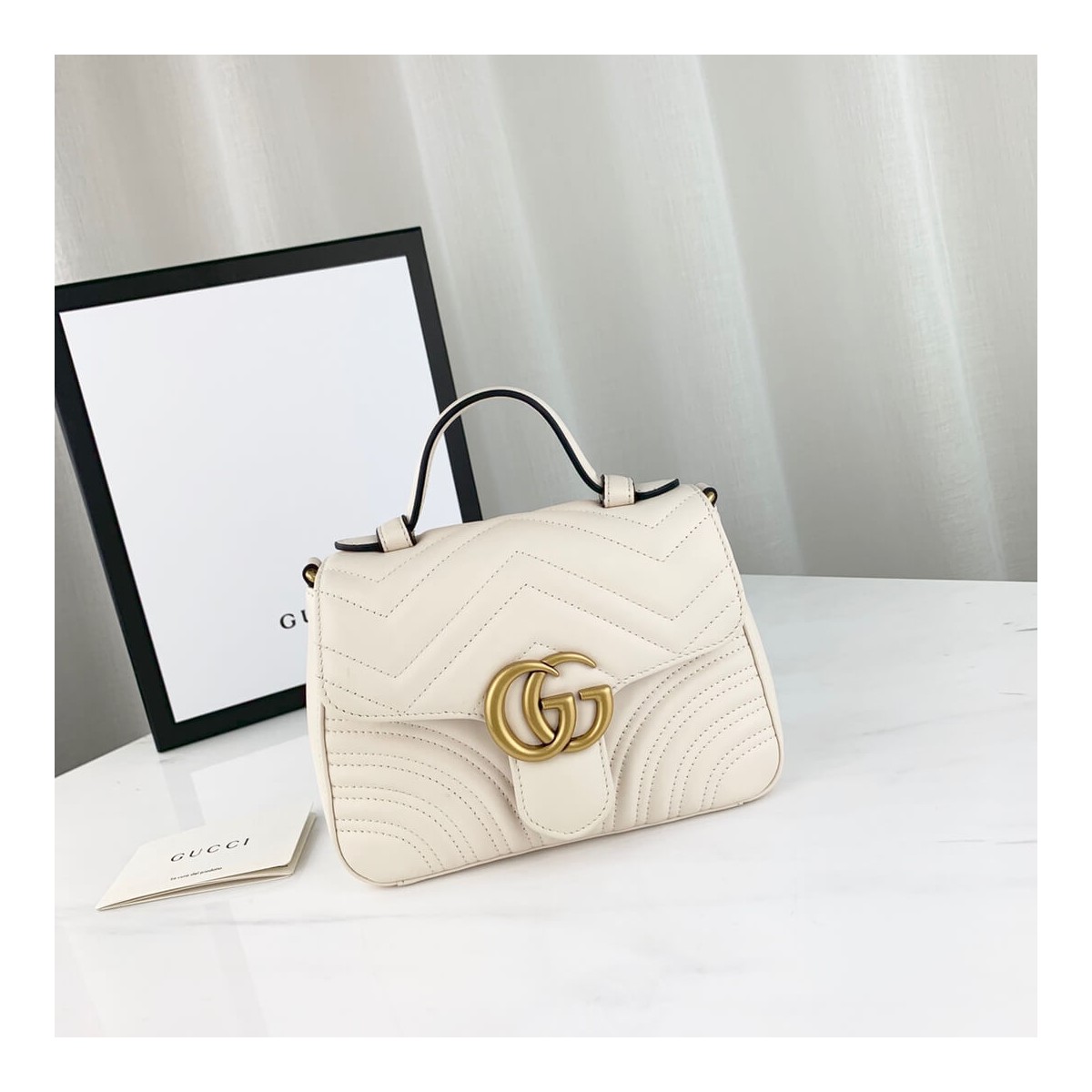 Gucci GG Marmont Mini Top Handle Bag 547260