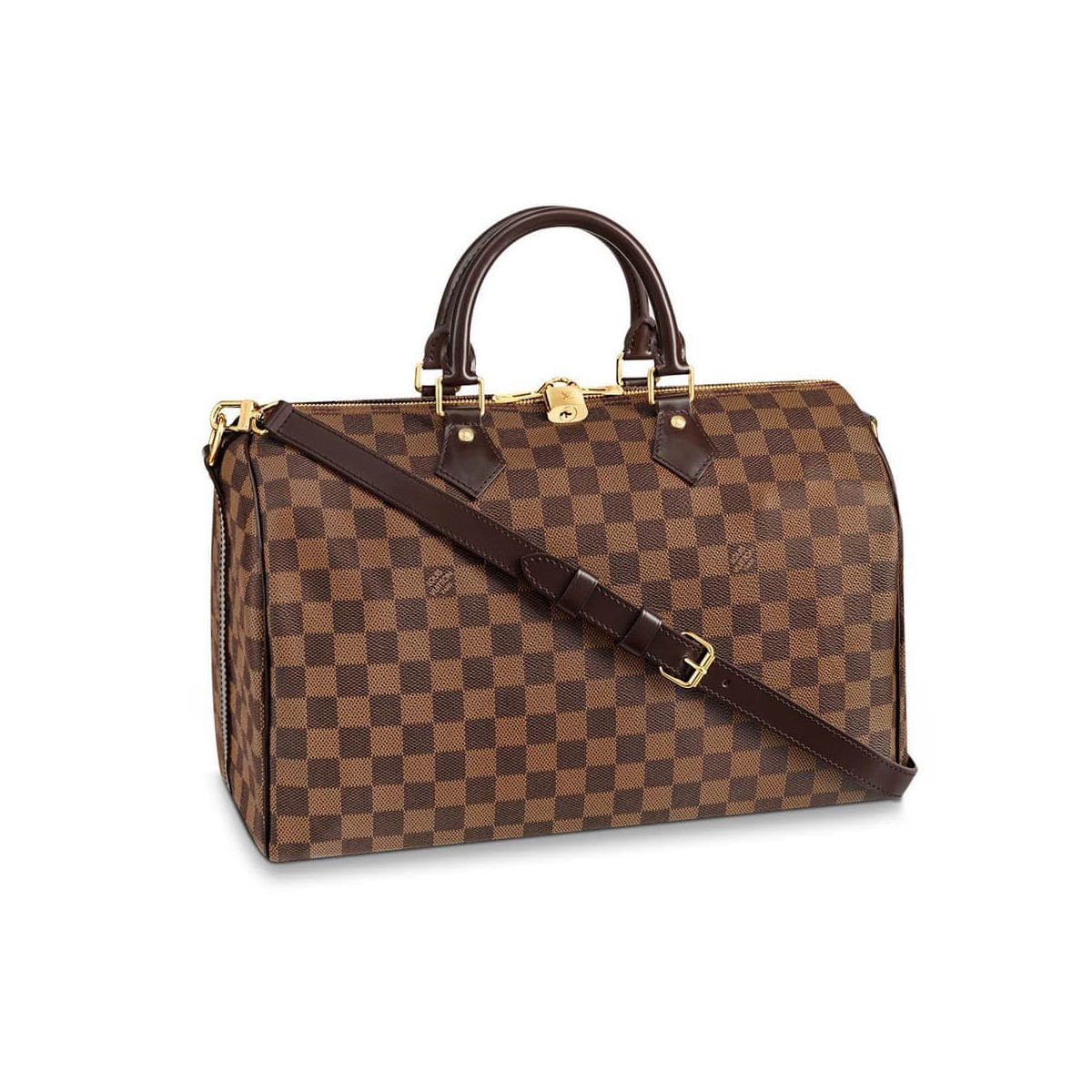 Louis Vuitton Damier Ebene Canvas Speedy Bandouliere 35 N41366