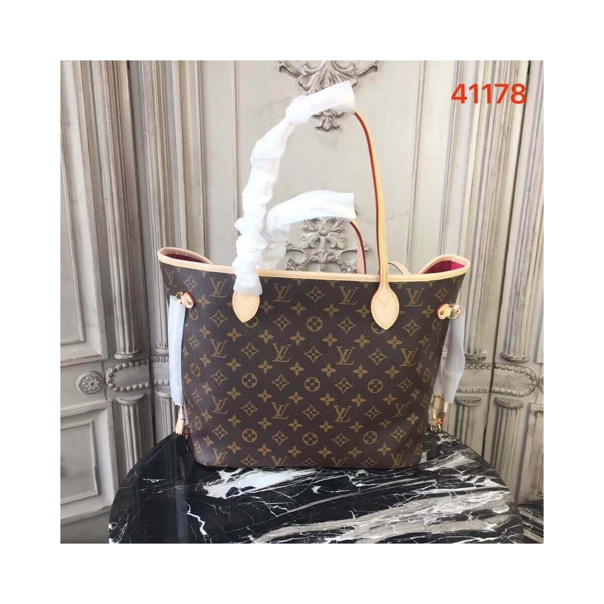 Louis Vuitton Monogram Canvas Neverfull MM M41178