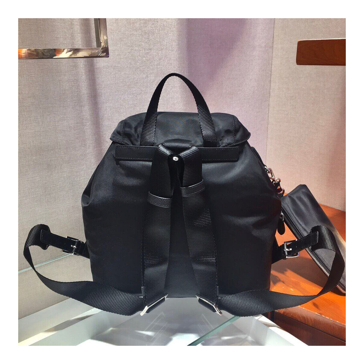 Prada Medium Nylon Backpack 1BZ811