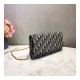 Christian Dior Oblique Clutch with Chain Bag S5401