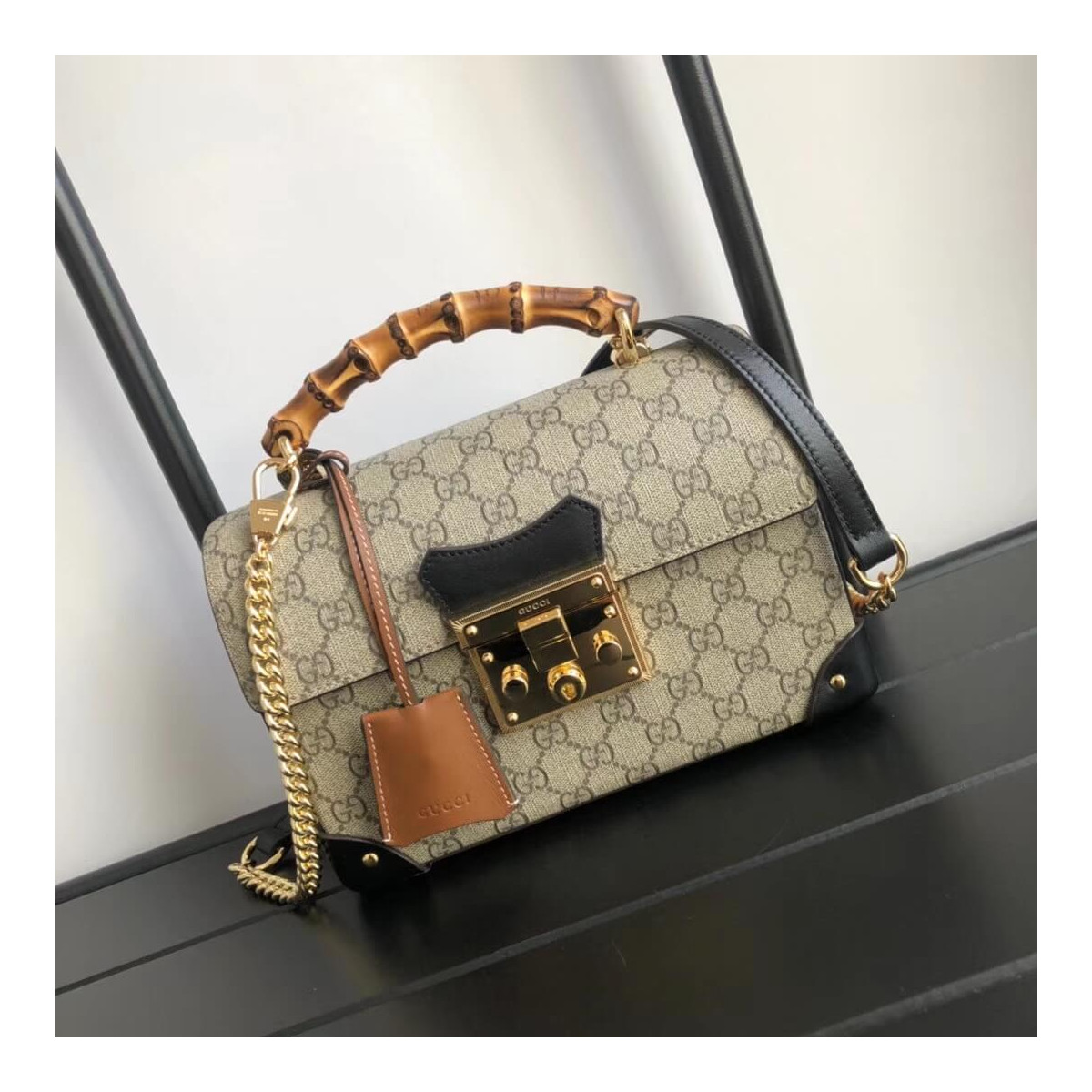 Gucci Padlock GG Small Bamboo Shoulder Bag 603221