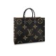 Louis Vuitton Onthego M44674 Black/Caramel