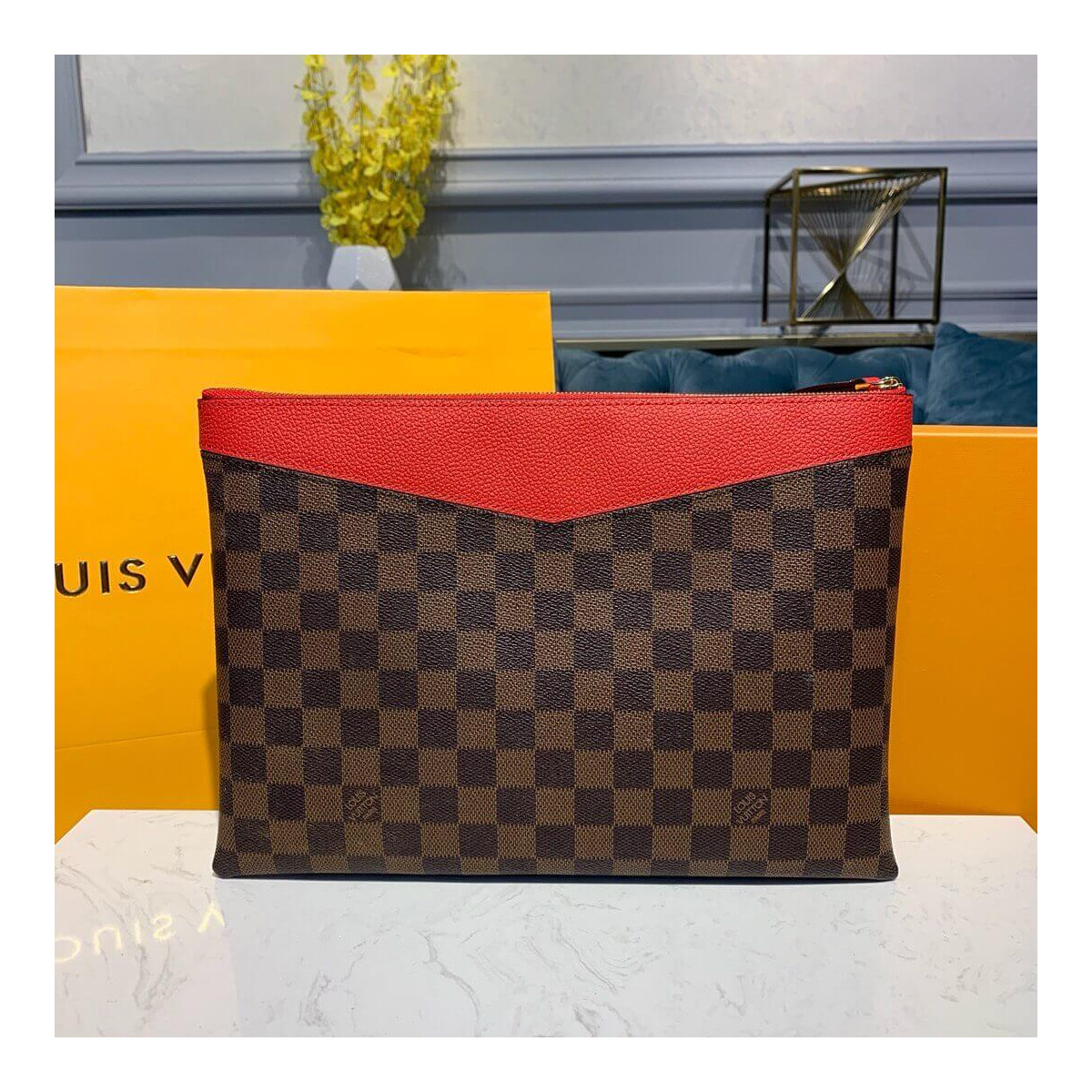 Louis Vuitton Damier Ebene Daily Pouch N60262