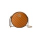 Gucci GG Marmont Mini Round Shoulder Bag 550154 Cognac