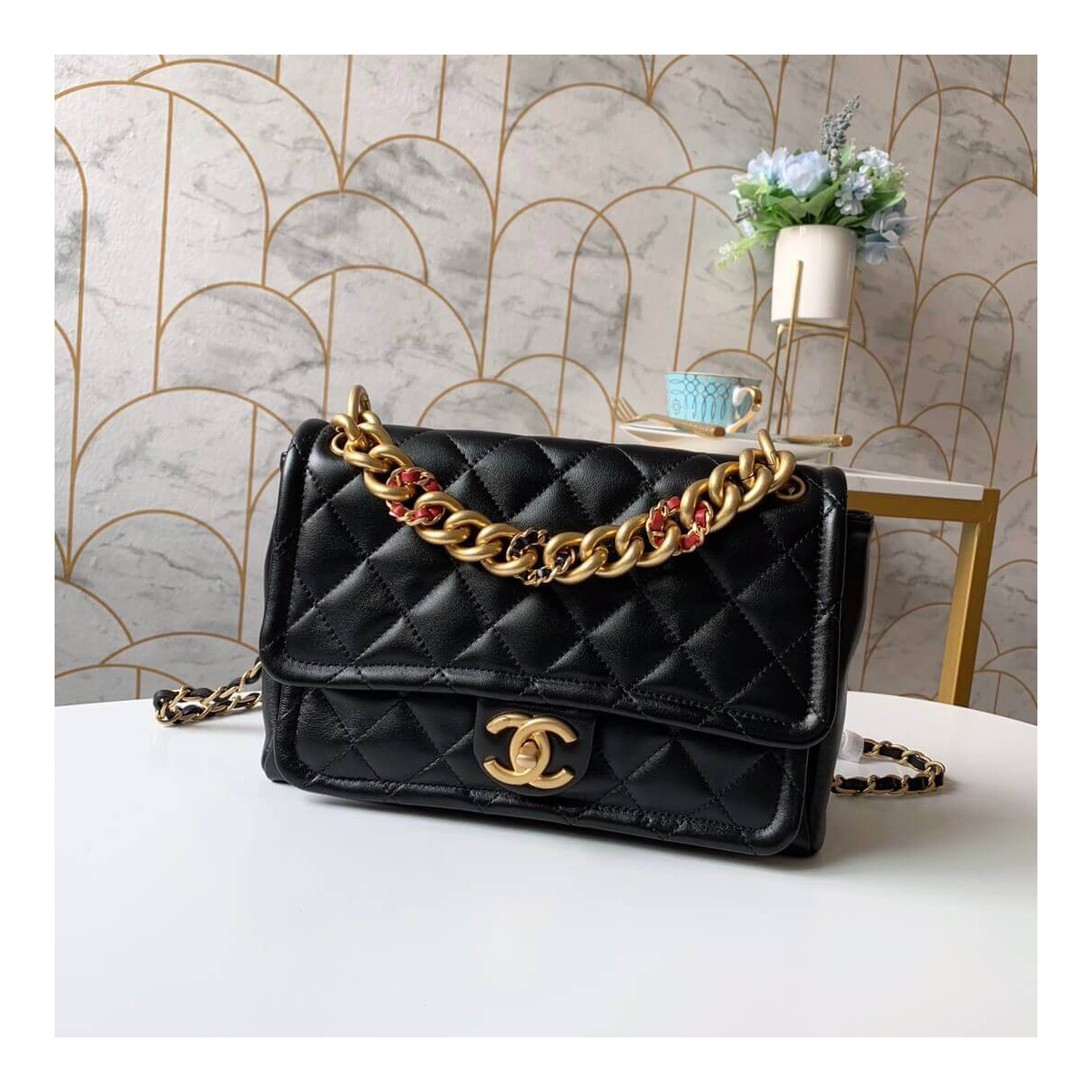 Chanel Flap Chain Bag AS0938