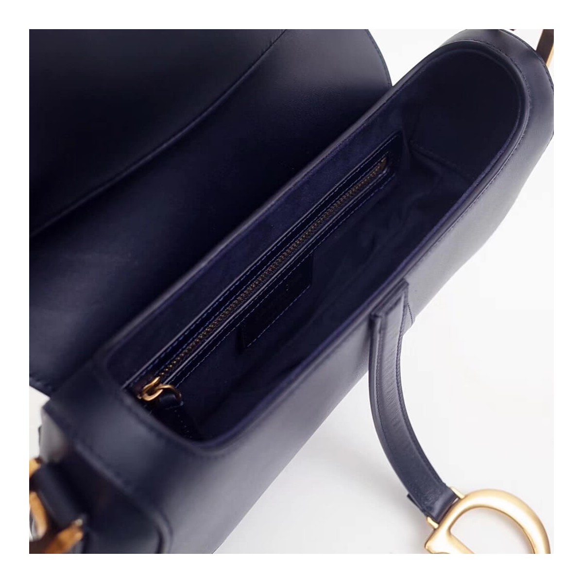 Christian Dior Smooth Calfskin Saddle Bag M0446