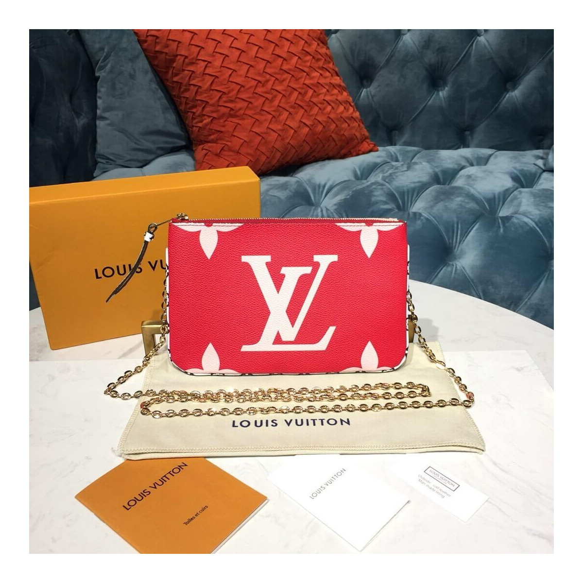 Louis Vuitton Double Zip Pochette M67561