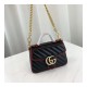 Gucci GG Marmont Mini Top Handle Bag 583571 Black