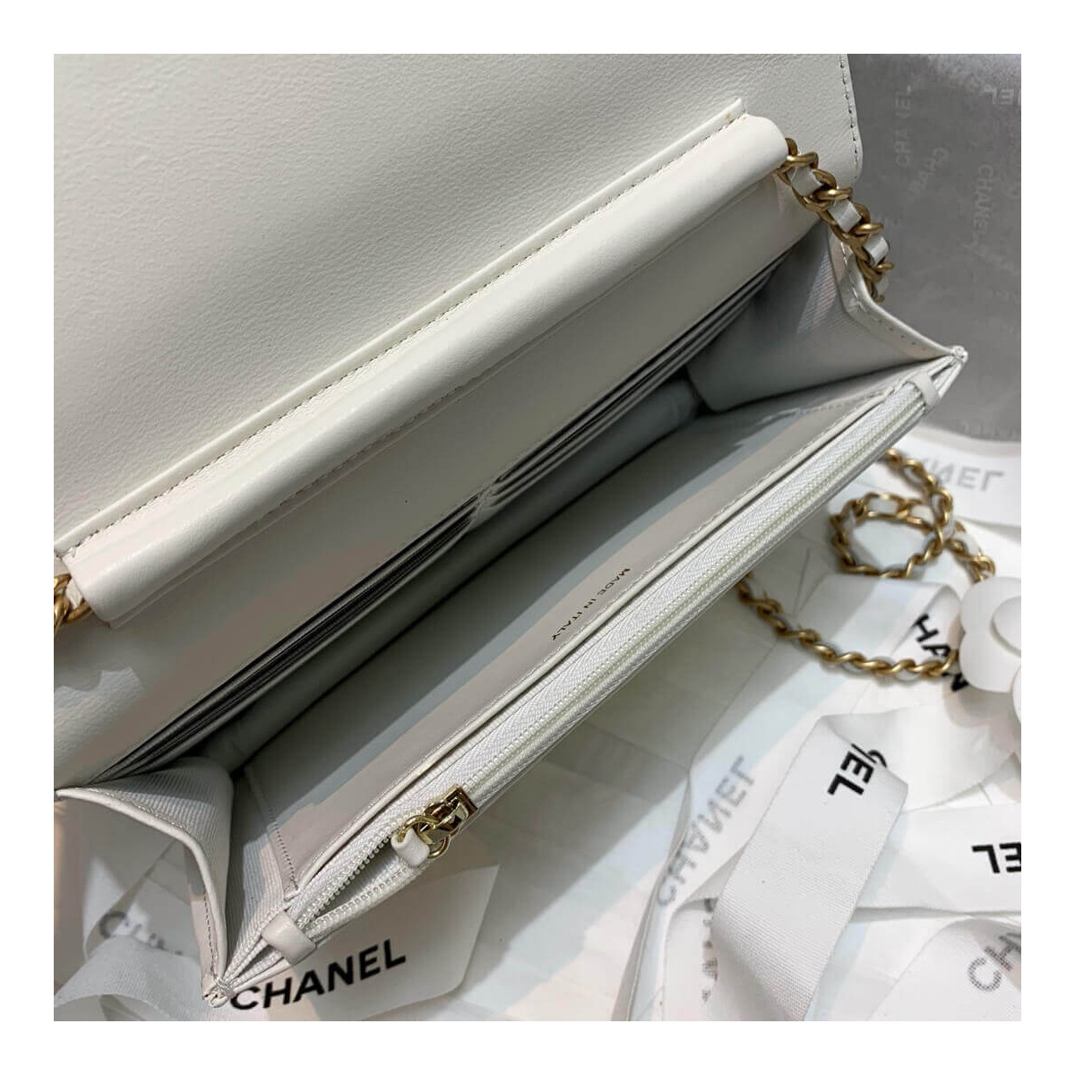 Chanel Front Logo 19cm Flap Bag 88826