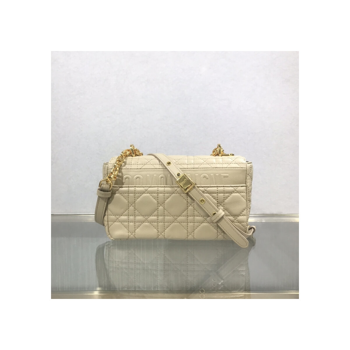 Dior Small Caro Bag Supple Cannage Calfskin M9241