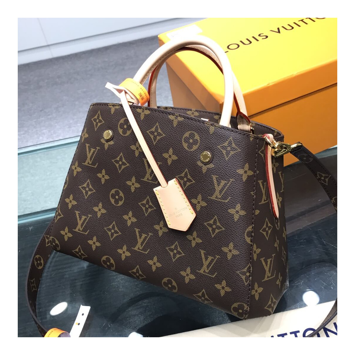 Louis Vuitton Monogram Canvas Montaigne BB M41055