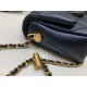 Chanel Caviar Calfskin Pearl Crush Gold Ball Mini Flap Bag 99097